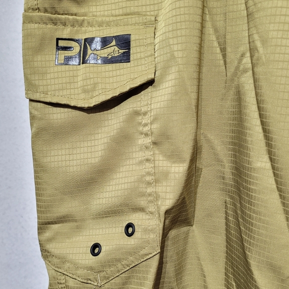 PELAGIC HIGH PERFORMANCE DRI-FLEX HYBRID II FISHING SHORTS MEN'S SIZE 40 - Picture 6 of 15